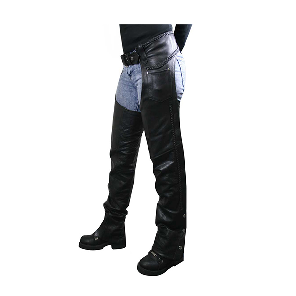 Motorbike Leather Chaps